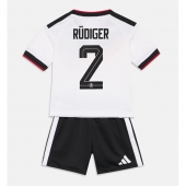 Maillot de football Réplique Germany Antonio Rudiger #2 Domicile Enfant Mondial 2026 Manche Courte (+ Pantalon court)