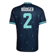 Maillot de football Réplique Germany Antonio Rudiger #2 Extérieur Mondial 2026 Manche Courte