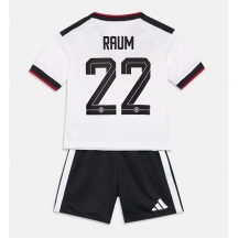 Maillot de football Réplique Germany David Raum #22 Domicile Enfant Mondial 2026 Manche Courte (+ Pantalon court)
