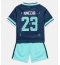 Maillot de football Réplique Germany Felix Nmecha #23 Extérieur Enfant Mondial 2026 Manche Courte (+ Pantalon court)