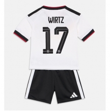 Maillot de football Réplique Germany Florian Wirtz #17 Domicile Enfant Mondial 2026 Manche Courte (+ Pantalon court)