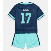 Maillot de football Réplique Germany Florian Wirtz #17 Extérieur Enfant Mondial 2026 Manche Courte (+ Pantalon court)