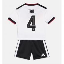 Maillot de football Réplique Germany Jonathan Tah #4 Domicile Enfant Mondial 2026 Manche Courte (+ Pantalon court)