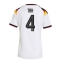 Maillot de football Réplique Germany Jonathan Tah #4 Domicile Femme Mondial 2026 Manche Courte