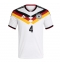 Maillot de football Réplique Germany Jonathan Tah #4 Domicile Mondial 2026 Manche Courte