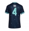 Maillot de football Réplique Germany Jonathan Tah #4 Extérieur Femme Mondial 2026 Manche Courte