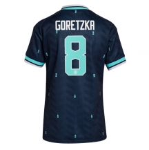 Maillot de football Réplique Germany Leon Goretzka #8 Extérieur Femme Mondial 2026 Manche Courte