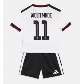 Maillot de football Réplique Germany Nick Woltemade #11 Domicile Enfant Mondial 2026 Manche Courte (+ Pantalon court)