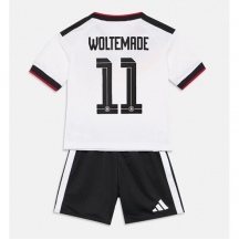 Maillot de football Réplique Germany Nick Woltemade #11 Domicile Enfant Mondial 2026 Manche Courte (+ Pantalon court)