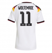 Maillot de football Réplique Germany Nick Woltemade #11 Domicile Femme Mondial 2026 Manche Courte