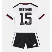 Maillot de football Réplique Germany Nico Schlotterbeck #15 Domicile Enfant Mondial 2026 Manche Courte (+ Pantalon court)