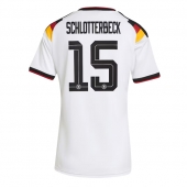 Maillot de football Réplique Germany Nico Schlotterbeck #15 Domicile Femme Mondial 2026 Manche Courte