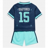 Maillot de football Réplique Germany Nico Schlotterbeck #15 Extérieur Enfant Mondial 2026 Manche Courte (+ Pantalon court)