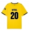 Maillot de football Réplique Girona Axel Witsel #20 Extérieur 2025-26 Manche Courte