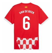 Maillot de football Réplique Girona Donny van de Beek #6 Domicile 2024-25 Manche Courte