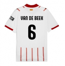 Maillot de football Réplique Girona Donny van de Beek #6 Domicile 2025-26 Manche Courte
