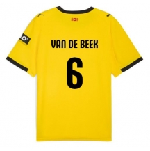 Maillot de football Réplique Girona Donny van de Beek #6 Extérieur 2025-26 Manche Courte