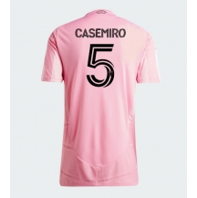 Maillot de football Réplique Inter Miami Casemiro #5 Domicile Femme 2026-27 Manche Courte