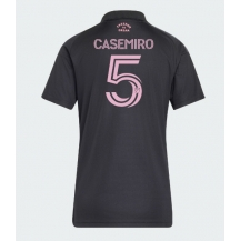 Maillot de football Réplique Inter Miami Casemiro #5 Extérieur Femme 2026-27 Manche Courte