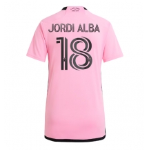 Maillot de football Réplique Inter Miami Jordi Alba #18 Domicile Femme 2024-25 Manche Courte