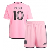 Maillot de football Réplique Inter Miami Lionel Messi #10 Domicile Enfant 2024-25 Manche Courte (+ Pantalon court)