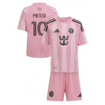 Maillot de football Réplique Inter Miami Lionel Messi #10 Domicile Enfant 2025-26 Manche Courte (+ Pantalon court)