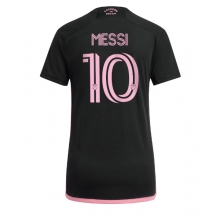 Maillot de football Réplique Inter Miami Lionel Messi #10 Extérieur Femme 2024-25 Manche Courte