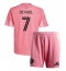 Maillot de football Réplique Inter Miami Rodrigo De Paul #7 Domicile Enfant 2025-26 Manche Courte (+ Pantalon court)