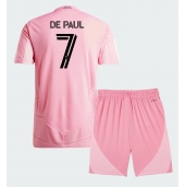 Maillot de football Réplique Inter Miami Rodrigo De Paul #7 Domicile Enfant 2026-27 Manche Courte (+ Pantalon court)