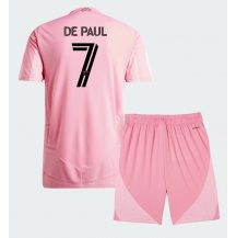 Maillot de football Réplique Inter Miami Rodrigo De Paul #7 Domicile Enfant 2026-27 Manche Courte (+ Pantalon court)
