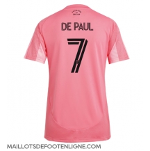 Maillot de football Réplique Inter Miami Rodrigo De Paul #7 Domicile Femme 2025-26 Manche Courte