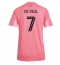 Maillot de football Réplique Inter Miami Rodrigo De Paul #7 Domicile Femme 2025-26 Manche Courte