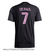 Maillot de football Réplique Inter Miami Rodrigo De Paul #7 Extérieur 2025-26 Manche Courte