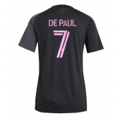 Maillot de football Réplique Inter Miami Rodrigo De Paul #7 Extérieur Femme 2025-26 Manche Courte