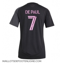 Maillot de football Réplique Inter Miami Rodrigo De Paul #7 Extérieur Femme 2025-26 Manche Courte
