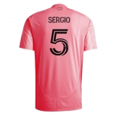 Maillot de football Réplique Inter Miami Sergio Busquets #5 Domicile 2025-26 Manche Courte