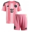 Maillot de football Réplique Inter Miami Sergio Busquets #5 Domicile Enfant 2025-26 Manche Courte (+ Pantalon court)