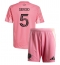 Maillot de football Réplique Inter Miami Sergio Busquets #5 Domicile Enfant 2025-26 Manche Courte (+ Pantalon court)