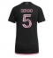 Maillot de football Réplique Inter Miami Sergio Busquets #5 Extérieur Femme 2024-25 Manche Courte