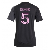 Maillot de football Réplique Inter Miami Sergio Busquets #5 Extérieur Femme 2025-26 Manche Courte
