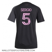 Maillot de football Réplique Inter Miami Sergio Busquets #5 Extérieur Femme 2025-26 Manche Courte