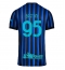 Maillot de football Réplique Inter Milan Alessandro Bastoni #95 Domicile 2025-26 Manche Courte