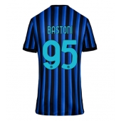 Maillot de football Réplique Inter Milan Alessandro Bastoni #95 Domicile Femme 2025-26 Manche Courte