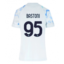 Maillot de football Réplique Inter Milan Alessandro Bastoni #95 Extérieur Femme 2025-26 Manche Courte