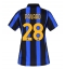 Maillot de football Réplique Inter Milan Benjamin Pavard #28 Domicile Femme 2026-27 Manche Courte