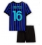 Maillot de football Réplique Inter Milan Davide Frattesi #16 Domicile Enfant 2025-26 Manche Courte (+ Pantalon court)