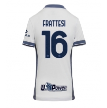 Maillot de football Réplique Inter Milan Davide Frattesi #16 Extérieur Femme 2024-25 Manche Courte