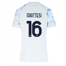 Maillot de football Réplique Inter Milan Davide Frattesi #16 Extérieur Femme 2025-26 Manche Courte