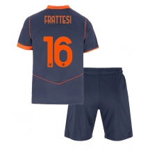 Maillot de football Réplique Inter Milan Davide Frattesi #16 Troisième Enfant 2025-26 Manche Courte (+ Pantalon court)