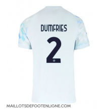 Maillot de football Réplique Inter Milan Denzel Dumfries #2 Extérieur 2025-26 Manche Courte